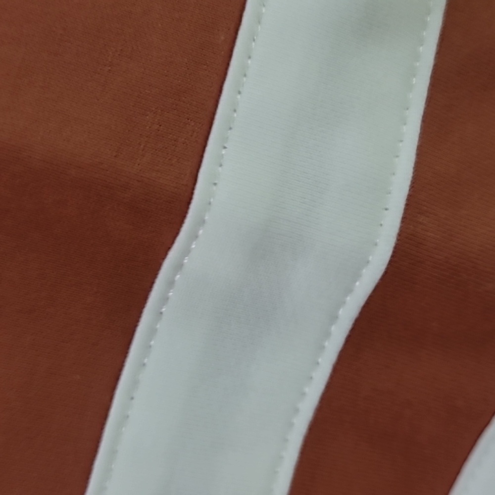 Striped Rust Sweatshirt - Picture 6 of 9